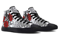 Printed Couple High-top Canvas Shoes