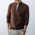 Commute Leisure New Men's Stand Collar Simple Outdoor Sweater