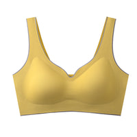 Thailand Seamless Latex Underwear Ladies Ice Silk One Piece Girl Sports Yoga Sleep Vest