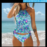 Pattern Bikini Beach Swimsuit Suit