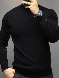GentleKnit Contrast Sweater