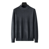 Autumn And Winter Men's Casual Knitted Sweater Loose Round Neck
