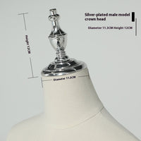 Model Head Cover Replacement Top Accessories Boys And Girls Electroplating Head Cover Gold Silver More Modeling