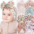 Polyester Baby Bow Hat Creative Printing Girls' Hat Infants Baby Hat
