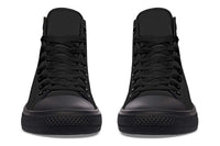 Printed Couple High Top Canvas Shoes