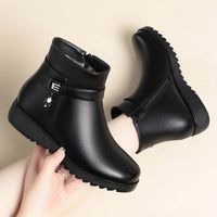 Female Flat Bottom Flat Heel Suede Boots