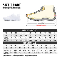 Men's Mesh Running Shoes Lightweight Printing Stylish Couple Sneakers