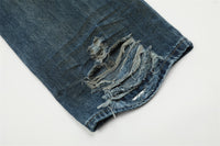 Punk Worn Jeans Trendy Men's Design