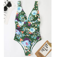 Women's Floral Tight Swimsuit