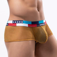 Performance See-through Ultra-fine Mesh Bag Low Waist U Convex Wide-brimmed Boxers