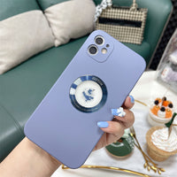 Lens All-inclusive  Liquid Tpu Window Phone Case