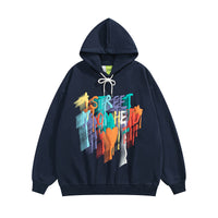 Couple Loose Long-sleeved Sweater Hooded Sweatshirt Men's Coat