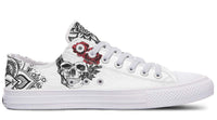 Fashion Printed Couple High Top Canvas Shoes