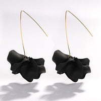Exaggerated Three-dimensional Petal Flower Earrings