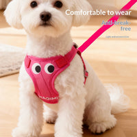 Dog Leash Vest Small Bear