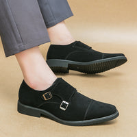 Men's Fashion Black Business Leather Shoes