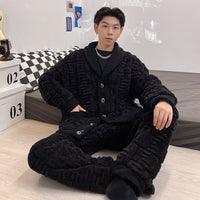 Men's Winter Flannel Men's Household Clothes