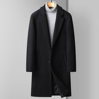 Woolen Coat Men's Business Korean Version