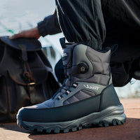 Men's Thickened Fleece-lined Ski Cotton-padded Shoes Non-slip Cold-proof Snow Boots