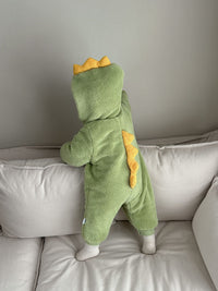 Newborn Autumn And Winter Fleece-lined Thickened Jumpsuit