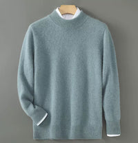 Half Turtleneck Men's Autumn And Winter New Pullover Sweater Loose Sweater