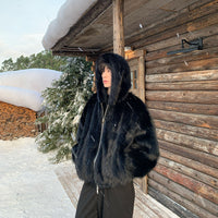 Fur Fashion Padded Thermal Coat