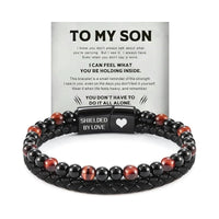 Stainless Steel Multi-layer Bracelet With A Card