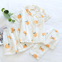 Sweet Purified Cotton Gauze Pajamas For Women