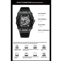 Large Dial Luminous Barrel-shaped Men's Watch