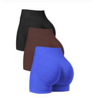European And American Seamless High Waist Yoga Belly Contracting Hip Raise Fitness Pants