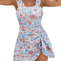 Hollow-out Backless One-piece Swimsuit
