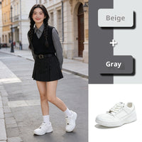 Chunky-soled Casual Versatile Flat Womens Shoes