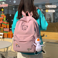 Junior High School Students Korean Version Of The Wild Backpack Female High School Students Ins Backpack