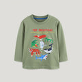 European And American Style Boy's Long-sleeved T-shirt Cartoon Animal Print Children Shirt Autumn