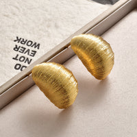 New Stylish Minimalist Metal Irregular Thread Earrings