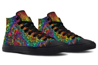 Printed Couple High-top Canvas Shoes
