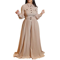 Women's Autumn And Winter Long-sleeved Casual Jumpsuit