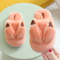 Fashion Temperament Children's Indoor Slippers Cartoon Warm Floor Mopping Non-slip