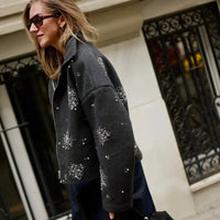 Autumn And Winter Women's Jacket Personality Street Loose