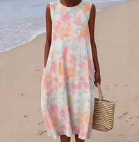 Casual Printed Temperament Long Skirt Girl