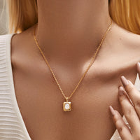 Retro Color-retaining Copper Necklace With A Chic Niche High-end Vibe