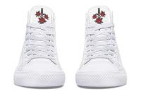 Fashion Printed Couple High Top Canvas Shoes