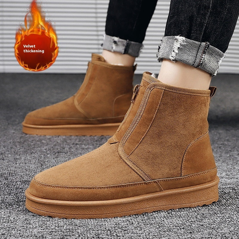 Fleece Lined Padded Warm Keeping Platform Cotton Shoes