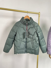Lightweight Women's Stand Collar Raglan Down Jacket