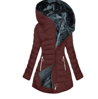 Slim-fit Cotton-padded Jacket Coat Hooded