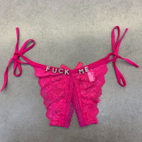 Women's Fashion Strappy Monogrammed Panties