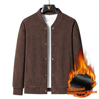 Versatile Solid Color Couple Baseball Jersey For Winter