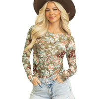 New Autumn Womens Crew-Neck Pullover Base Layer Top