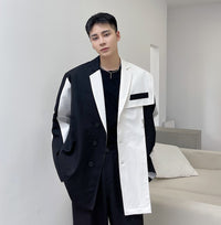Black And White Niche Men's And Women's Same Spring New Blazer