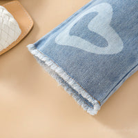 Sleeveless Vest Top Love Wide-leg Jeans